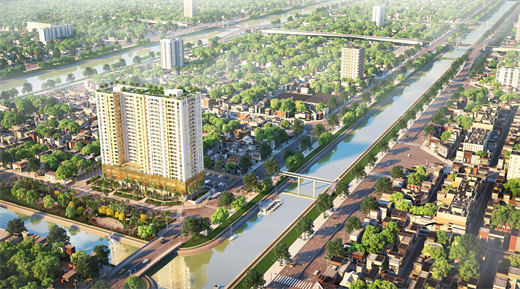 DRH Holdings “trình làng” dự án hai mặt tiền sông Aurora Residences