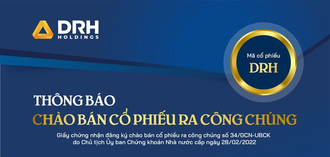 THÔNG BÁO CHÀO BÁN CỔ PHIẾU RA CÔNG CHÚNG